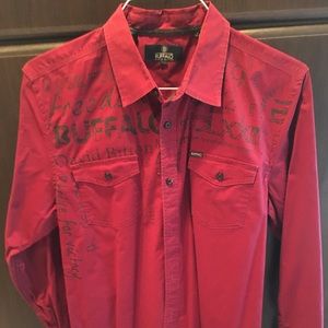 David Bitton Buffalo Red shirt